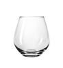 Beach Bum hand blown stemless wine glass