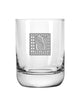 Smokin' Barrel 11 oz Rocks with monogram